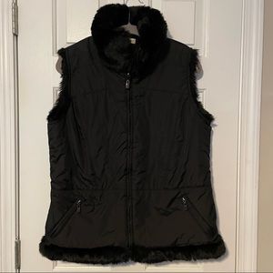 Coldwater Creek Luxe Touch Reversible Vest